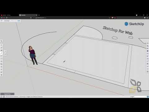 Videoguide - How to Start with Sketchup For Web Quick, Easy and Free, Using 2D Drawing Tools