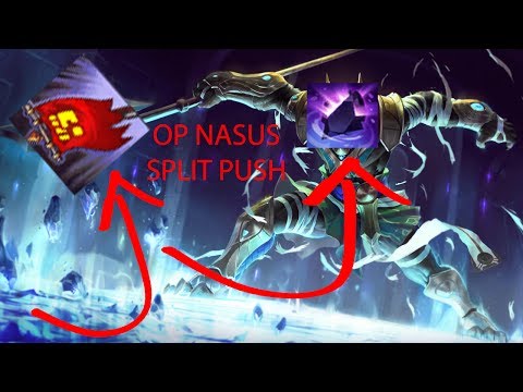 Lane Push Nasus build and guide