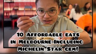 10 Affordable Eats in Melbourne – Including a Michelin-Star Gem! #affordable #viralvideo