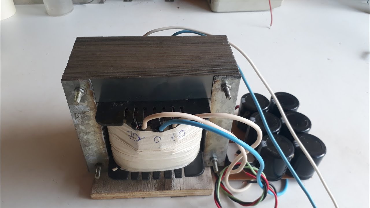 Construção do transformador para amplificador de 1000W
