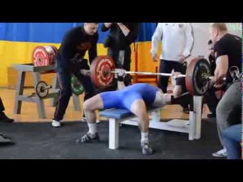 489 lb Raw Bench attempt @ 165 lbs - Stanislav Milostnoy (222@75 kgs)
