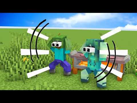 Best Brother Wither Black in Zombie Family   Sad Story   Minecraft Animation
