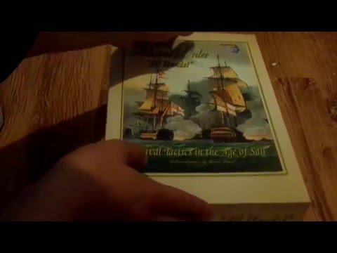 Admiral's Order All Hands! age of sail Napoleonic era naval wargame box opening 