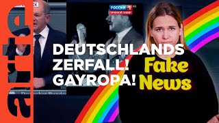 Deutschland aus Sicht der russischen Propaganda | Fake News | ARTE