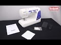 Швейная машина Leader VS 375 Denim белый-синий - Видео