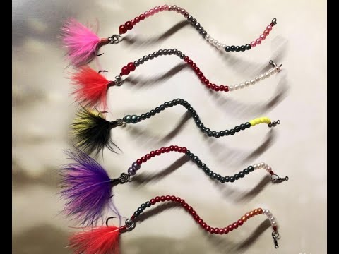 Уловистая Приманка Стик из Бисера для Ловли Форели Своими Руками.