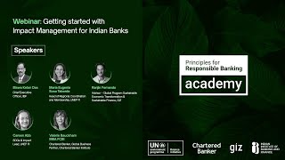 Getting Started with Impact Management for Indian Banks | IIBF, UNEP-FI, GIZ & CBI