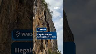 Private Sprungvorrichtung : 21-Jährige stirbt bei Bungee-Sprung in Warstein  | WDR #shorts #news