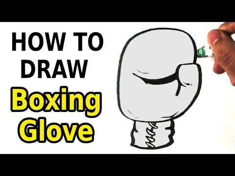 How to Draw Boxing Glove - Drawing Step by Step for ...