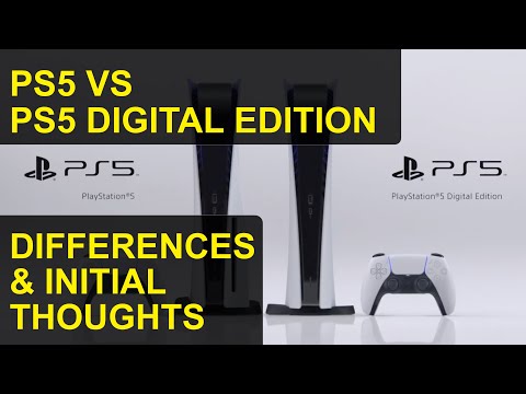 PS5 REVEAL - PS5 vs PS5 Digital Edition - Differences Explained & Initial Thoughts