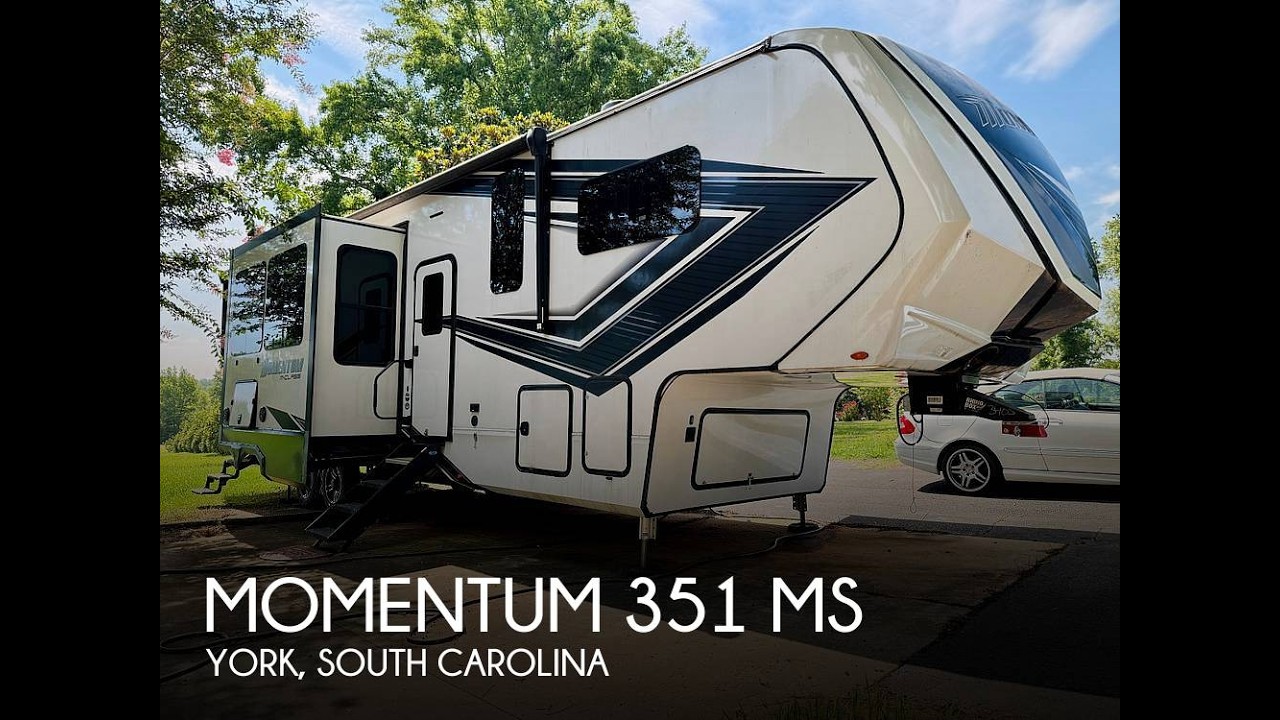 A photo of this 2022 Grand Design Momentum M-Class 351MS