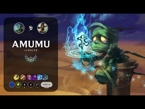 Amumu Jungle vs Nidalee - EUW Challenger Patch 13.24