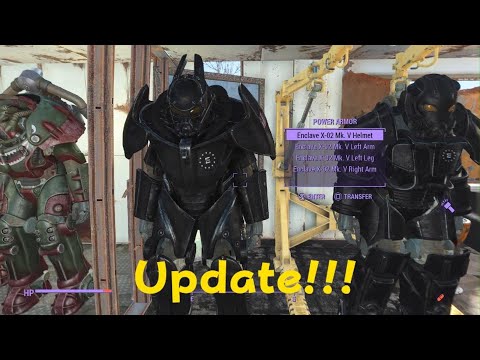 Fallout 4: Power armor haul updated with the X-02 & Hellfire mk 6!!!