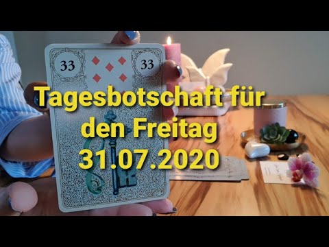Deine Tagesbotschaft für "FREITAG" den 31.07.2020 💎 "Da wartet ein Geschenk auf DICH!" ❤💐🎁