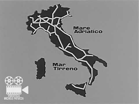 Autostrada Del Sole A1 | Documentario RAI (1964)