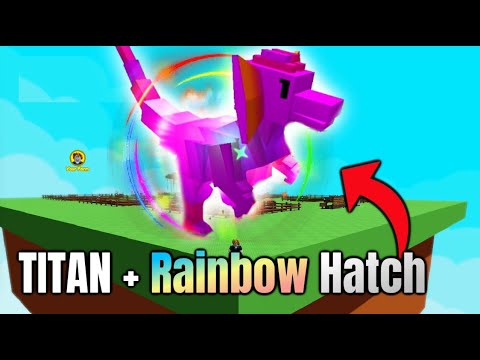 TRADING For my Rainbow HATCH Titanic Dilophosaurus Grow a Garden ROBLOX