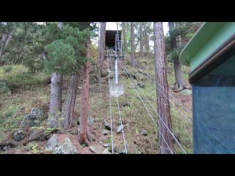 Standseilbahn Zermatt Chalet Les Ecureuils - Bergfahrt - Funicular
