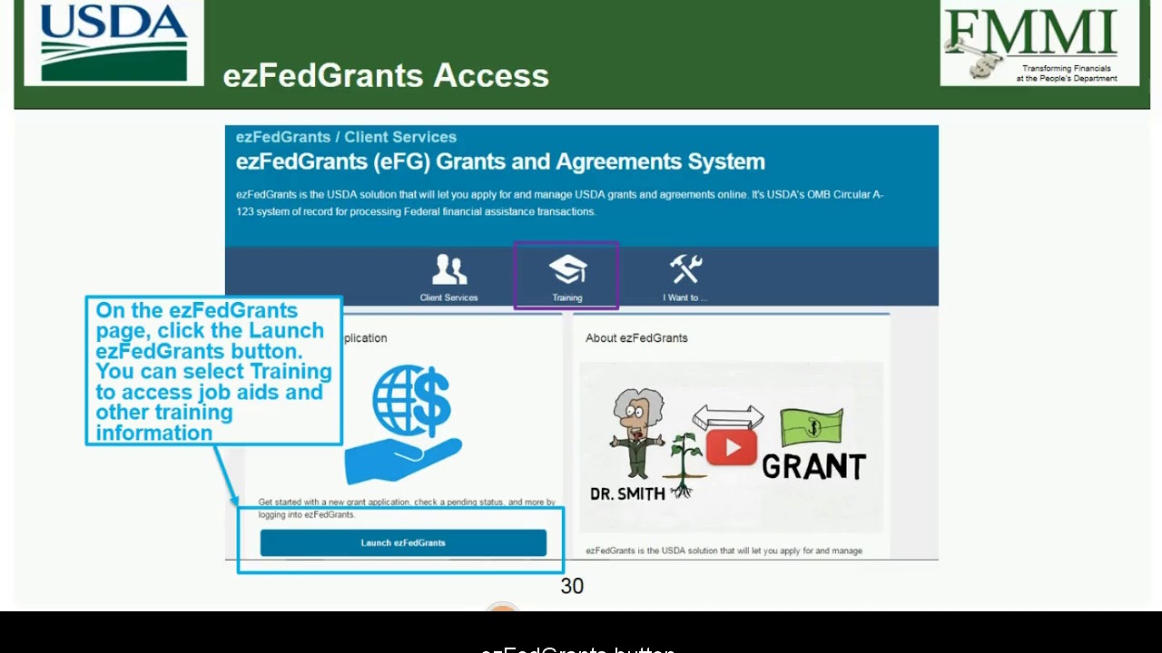 ezFedGrants Training: Grant Recipient Access