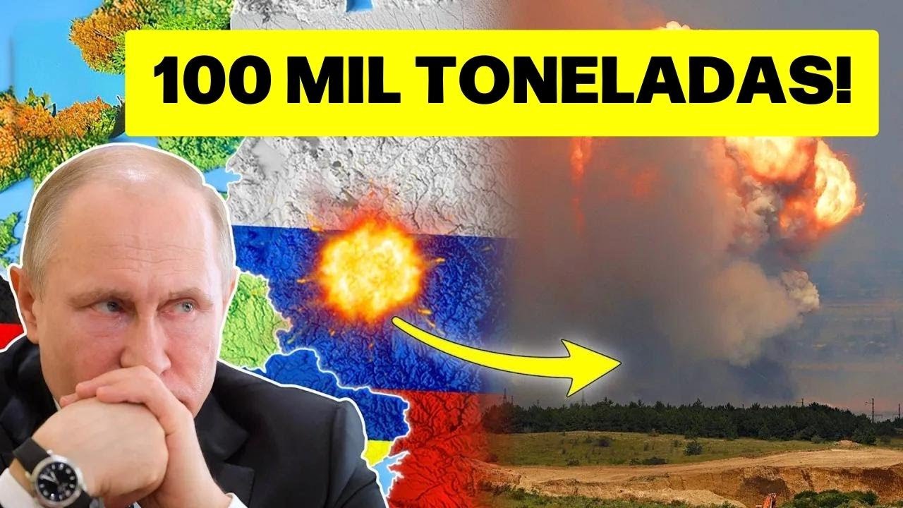 Gigantesco Depósito de Munições na Rússia É DESTRUÍDO em Meio ao CAOS!