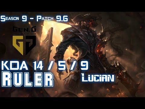 Gen Ruler LUCIAN vs VAYNE ADC - Patch 9.6 KR Ranked