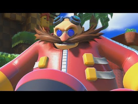 Sonic Forces 100% Walkthrough Part 2 - Egg Gate to Vs. Eggman (All Red Ring Locations)