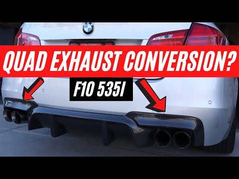BMW F10 535i (M Sport) Quad Exhaust Conversion - Everything You Need!