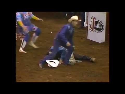 PBR 1994: Yogi Stomps on Leslie Doyle's Back