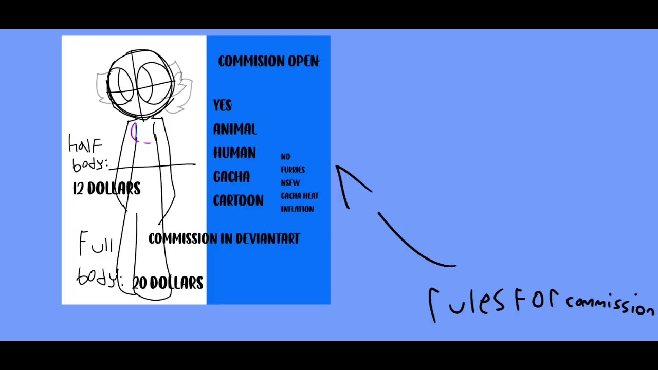 Open commission real money only deviantart