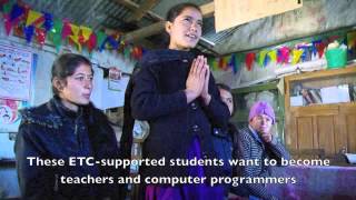 preview picture of video 'ETC's education work in Nepal'