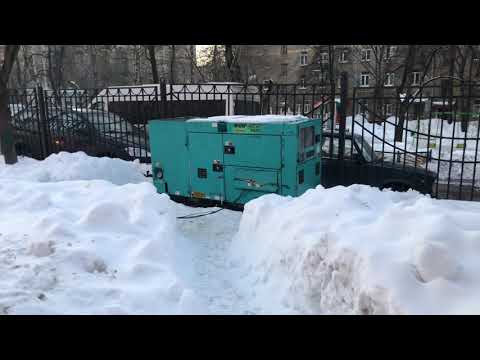 Дизельный генератор Denyo 60 - надежный и тихий.