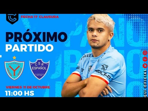 FECHA 17 clausura YUPANQUI 🔵🔴 🆚 CENTRO ESPAÑOL 🔵⚪ CAMPEONATO 1RA C 🏆🇦🇷 PRIMER TIEMPO