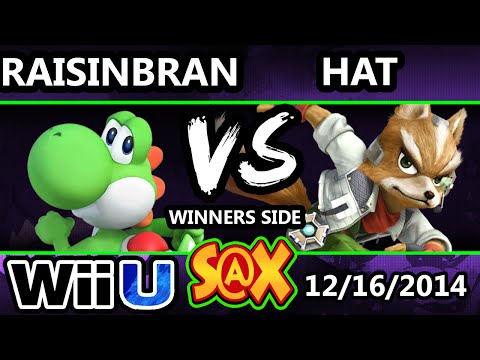 S@X - Hat (Fox) Vs. RaisinBran (Yoshi) SSB4 Singles - Smash For Wii U