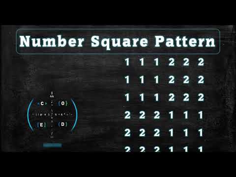 117 Number Square Pattern Without Any Pre Defined Method Using While Loop In Python
