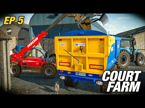FERMENTATION IS COMPLETE AND WE HAVE COWS!  | Court Farm | Farming Simulator 22 - Ep5