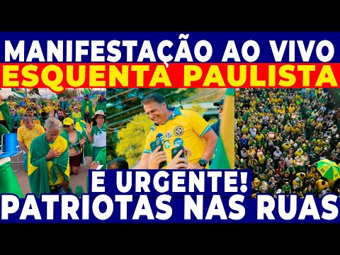 MANIFESTAÇÃO AO VIVO AV. PAULISTA - CAMINHADA PELA FÉ JUSTIÇA E LIBERDADE -  PEGANDO FOGO AGORA.