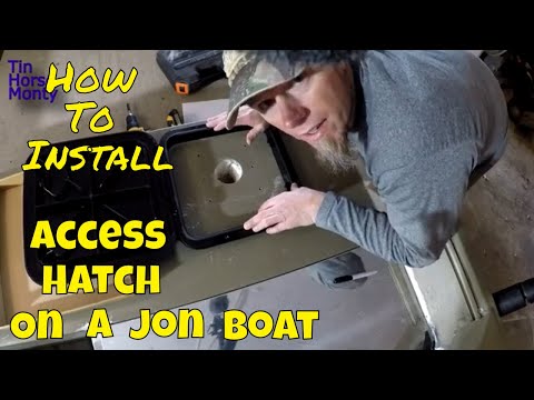 SEAFLO Access Hatch Install On A Jon Boat 14 75X14 50