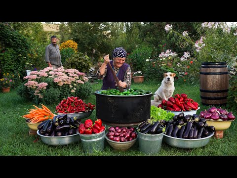 Georgian Eggplants: Preparing for Winter with a Tasty Appetizer! 🍆