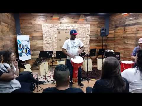Étore Silva - workshop de djembe, vozes do tambor e combinações) batida perfeita