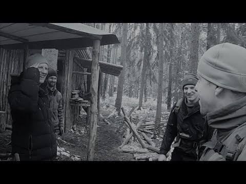 Die Besucher. Unerwartetes Winterbiwak bei - 3 Grad im wunderschönen Thüringen.