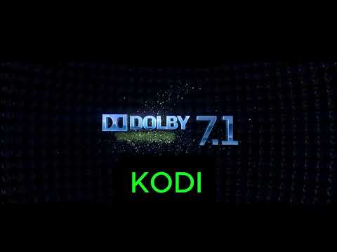 KODI Intro Video  dolby 7.1 동작 구성 파일