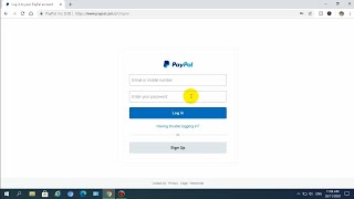 How to Login Paypal Account Using PC