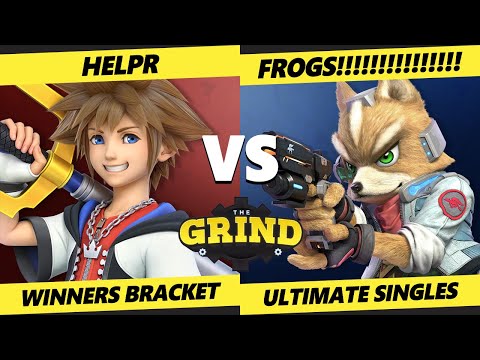 Pre-Glitch Grind  - HelpR (Sora) Vs. FROGS!!!!!!! (Fox, Ridley) Smash Ultimate Tournament