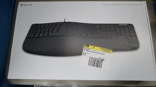 Microsoft Ergonomic Keyboard Box Opening