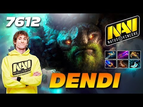 Dota2 Highlight - Dendi Stone Giant Tiny - 7612 MMR Dota 2