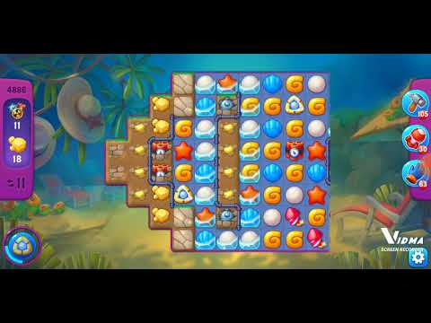 Fishdom. 4886 super hard level no boosters and diamonds
