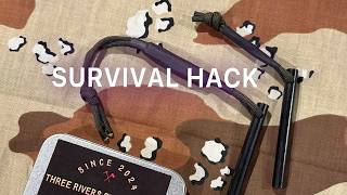 2-in-1 Survival Hack: Paracord Zipper Pull & Ferro Rod Handle