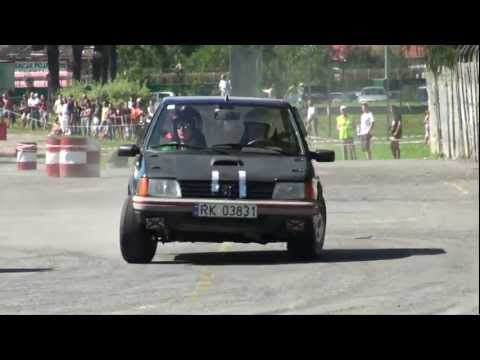 Wojciech Martynkiewicz / Ł. Grochowski - Peugeot 205 - "GORLICKI SUPER OES" - Gorlice 19-08-2012