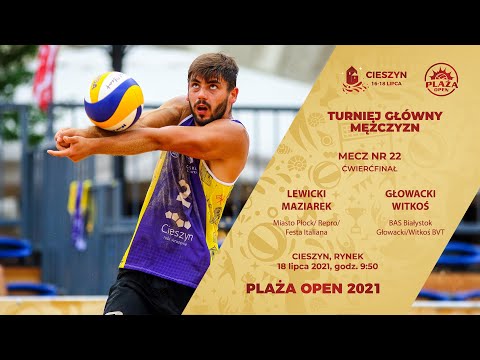 Plaża Open 2021 Cieszyn - Lewicki/Maziarek - Głowacki/Witkoś (ćwierćfinał)