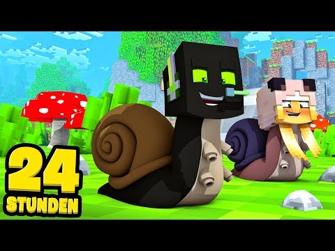 24 STUNDEN als SCHNECKEN leben?! - Minecraft [Deutsch/HD]