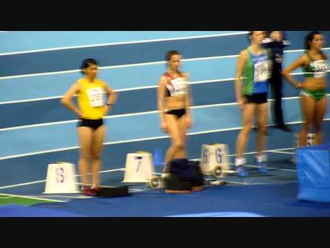 Northern Indoor Champs 2011 Senior Womens 60mh,winner Jess Ennis